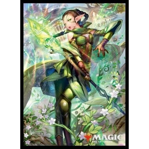 Image for Magic: The Gathering Player's Card Sleeve - War of the Spark - Nissa, Who Shakes the World (80-Pack) - Card Sleeves