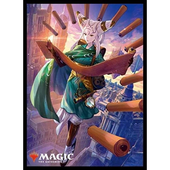 Image for Magic: The Gathering Player's Card Sleeve - War of the Spark - Tamiyo, Collector of Tales (80-Pack) - Card Sleeves