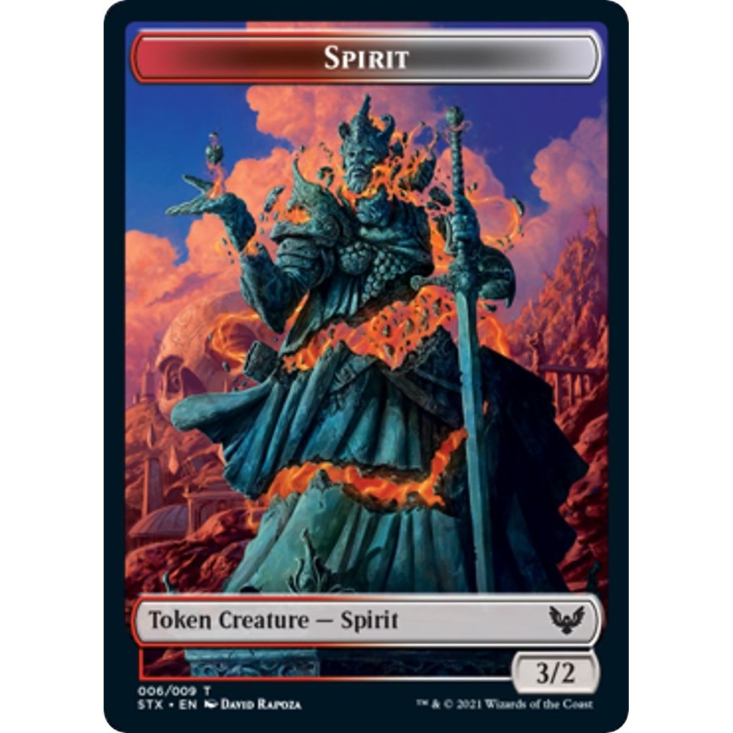 Image for Spirit Token (6) (STX) - Magic: The Gathering
