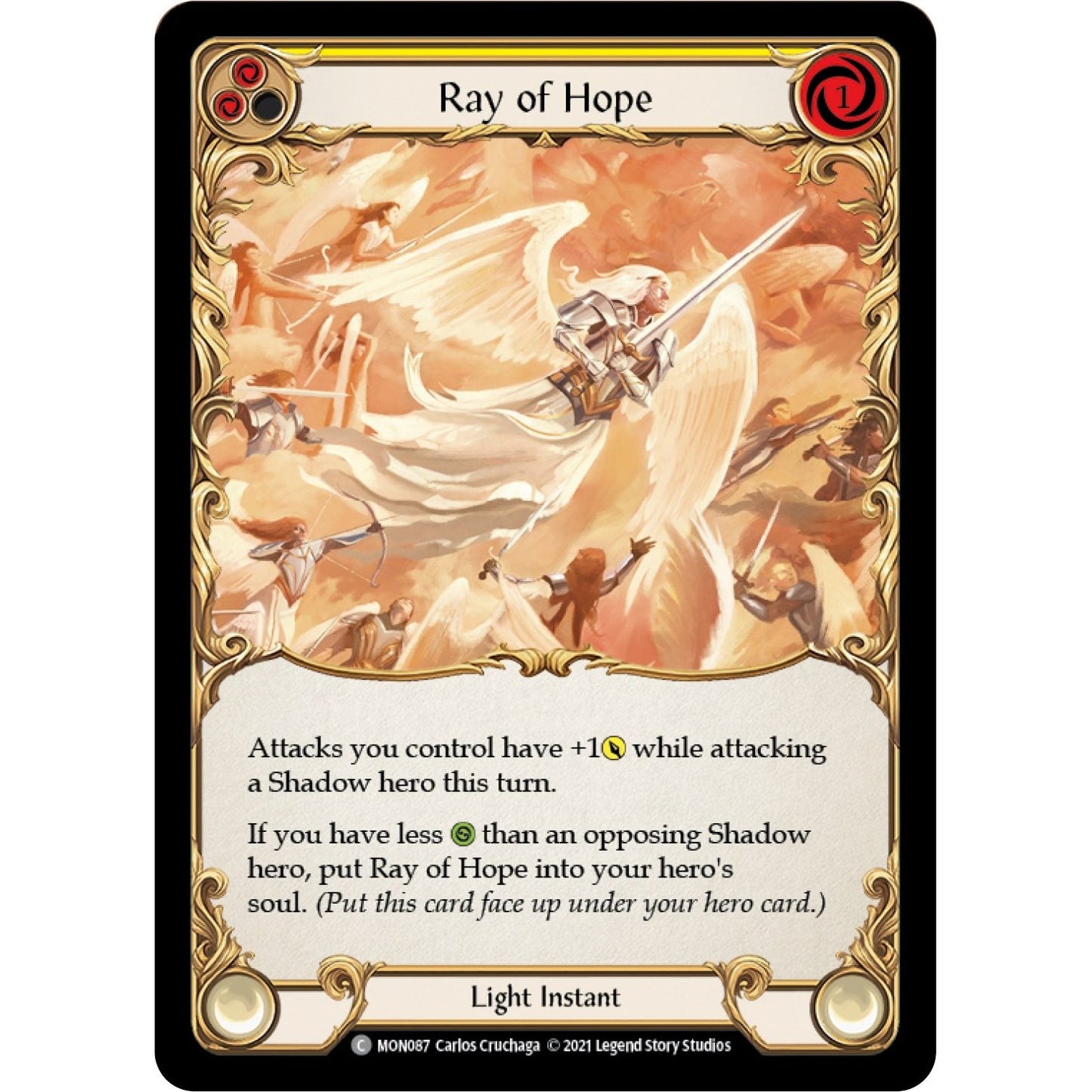 Image for Ray of Hope (MON087) (MON) - Flesh and Blood TCG