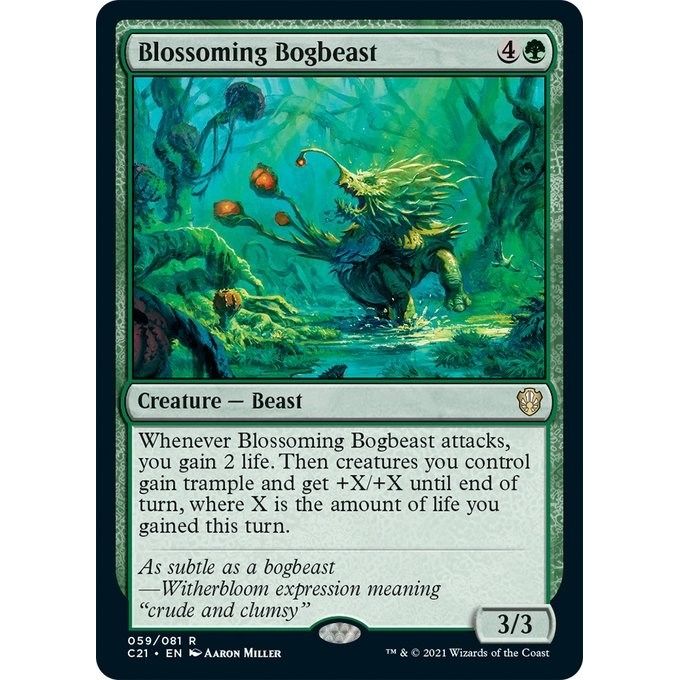 Image for Blossoming Bogbeast (59) (C21) - Magic: The Gathering
