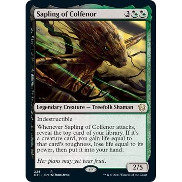 Image for Sapling of Colfenor (228) (C21) - Magic: The Gathering