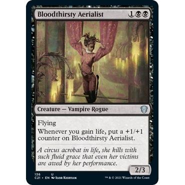 Image for Bloodthirsty Aerialist (136) (C21) - Magic: The Gathering