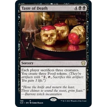 Image for Taste of Death (156) (C21) - Magic: The Gathering