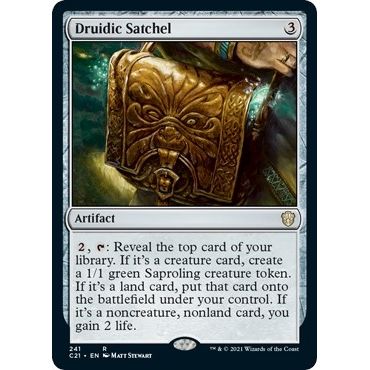 Image for Druidic Satchel (241) (C21) - Magic: The Gathering