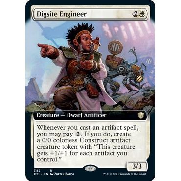 Image for Digsite Engineer (Extended Art) (342) (C21) - Magic: The Gathering