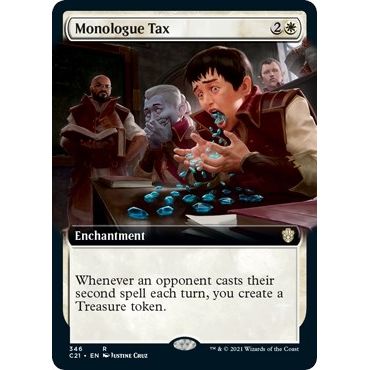 Image for Monologue Tax (Extended Art) (346) (C21) - Magic: The Gathering