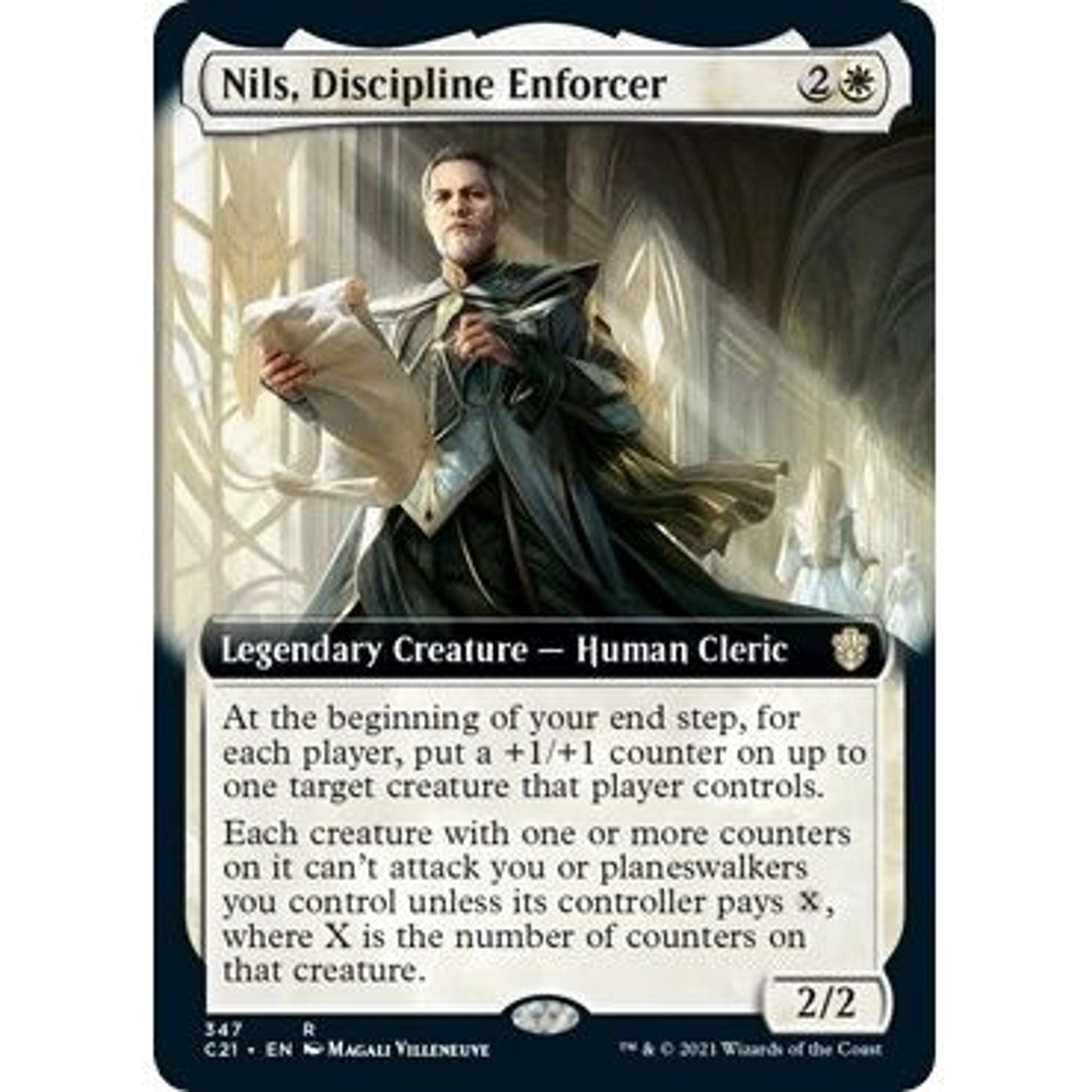 Image for Nils, Discipline Enforcer (Extended Art) (347) (C21) - Magic: The Gathering