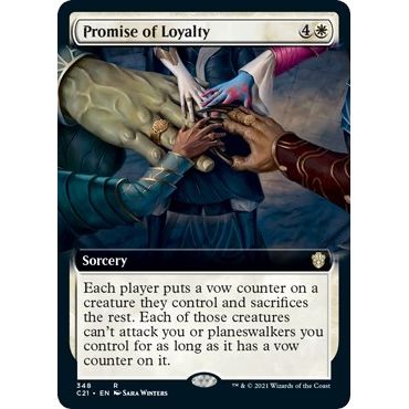 Image for Promise of Loyalty (Extended Art) (348) (C21) - Magic: The Gathering