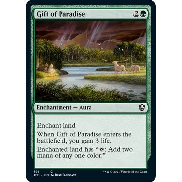 Image for Gift of Paradise (191) (C21) - Magic: The Gathering