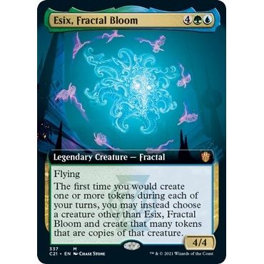 Image for Esix, Fractal Bloom (Extended Art) (337) (C21) - Magic: The Gathering