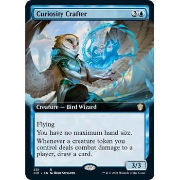 Image for Curiosity Crafter (Extended Art) (351) (C21) - Magic: The Gathering