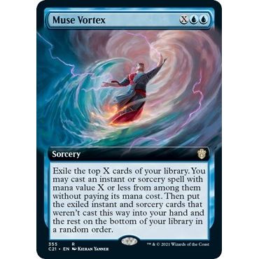 Image for Muse Vortex (Extended Art) (355) (C21) - Magic: The Gathering