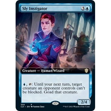 Image for Sly Instigator (Extended Art) (359) (C21) - Magic: The Gathering