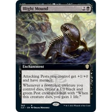 Image for Blight Mound (Extended Art) (363) (C21) - Magic: The Gathering