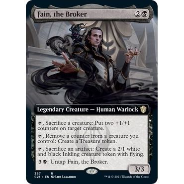 Image for Fain, the Broker (Extended Art) (367) (C21) - Magic: The Gathering