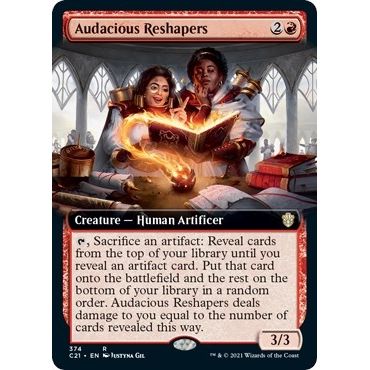 Image for Audacious Reshapers (Extended Art) (374) (C21) - Magic: The Gathering