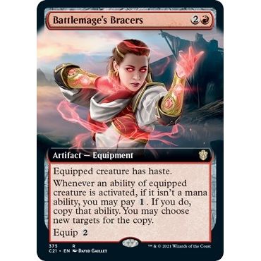 Image for Battlemage's Bracers (Extended Art) (375) (C21) - Magic: The Gathering