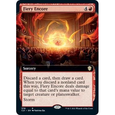 Image for Fiery Encore (Extended Art) (378) (C21) - Magic: The Gathering