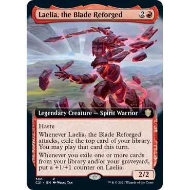 Image for Laelia, the Blade Reforged (Extended Art) (380) (C21) - Magic: The Gathering