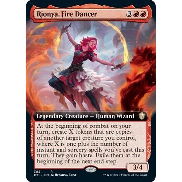 Image for Rionya, Fire Dancer (Extended Art) (382) (C21) - Magic: The Gathering