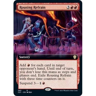 Image for Rousing Refrain (Extended Art) (383) (C21) - Magic: The Gathering