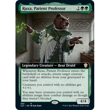 Image for Ruxa, Patient Professor (Extended Art) (393) (C21) - Magic: The Gathering