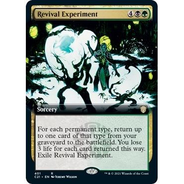 Image for Revival Experiment (Extended Art) (401) (C21) - Magic: The Gathering