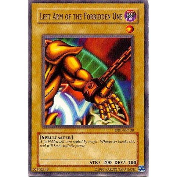 Image for Left Arm of the Forbidden One (DB1-EN138) (DB1) - YuGiOh