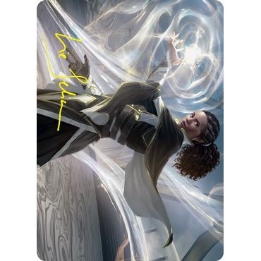 Image for Clever Lumimancer Art Card (Gold-Stamped Signature) (2) (ASSTX) - Magic: The Gathering