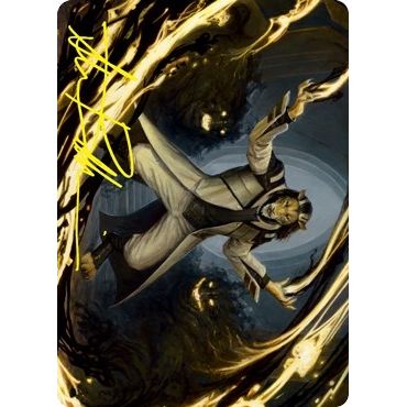 Image for Leonin Lightscribe Art Card (Gold-Stamped Signature) (3) (ASSTX) - Magic: The Gathering