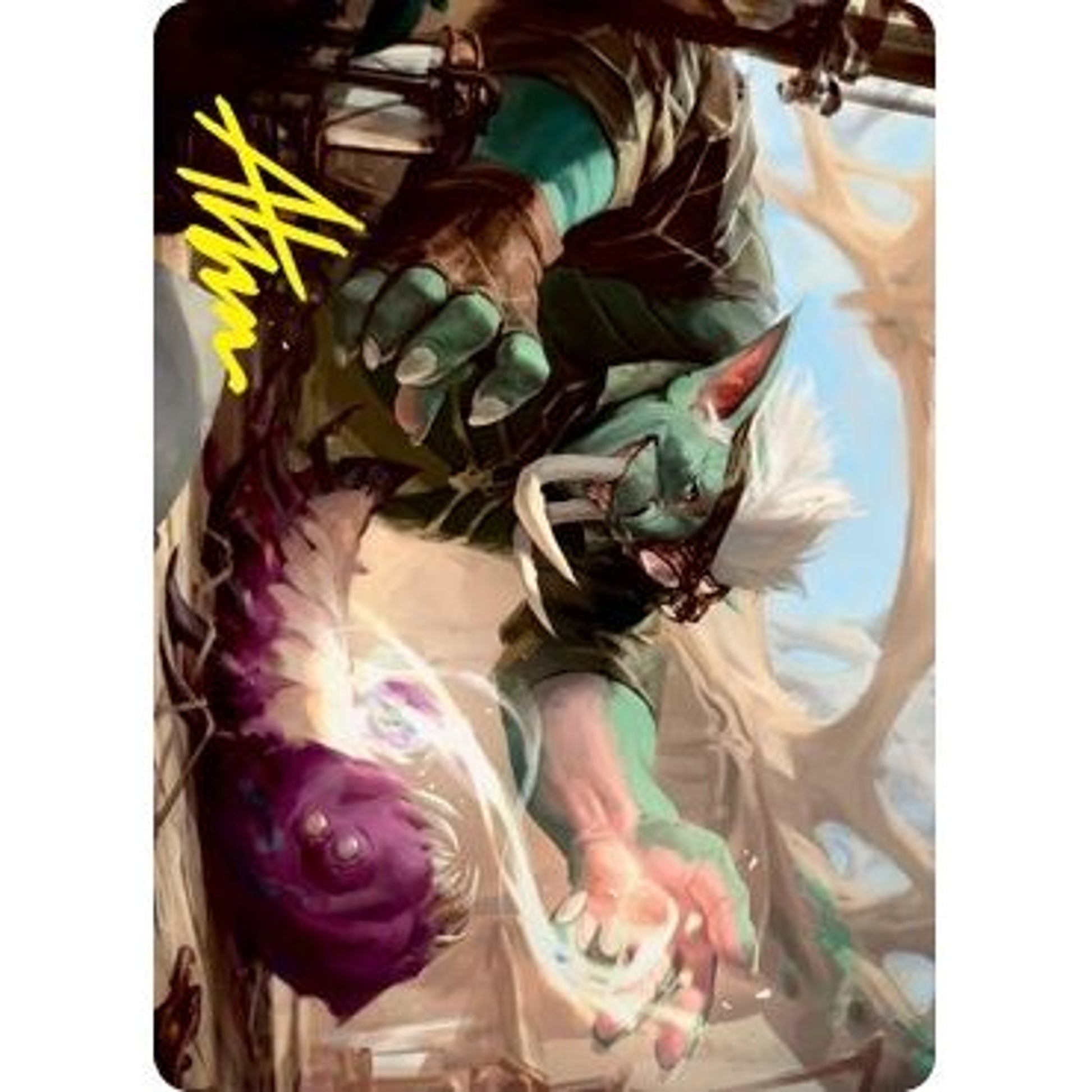 Image for Novice Dissector Art Card (Gold-Stamped Signature) (9) (ASSTX) - Magic: The Gathering