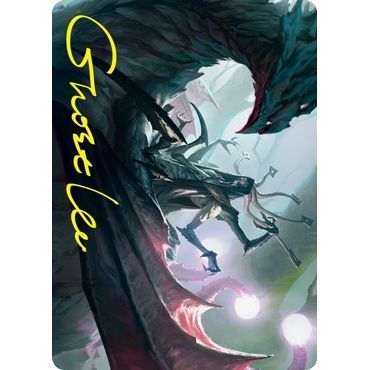 Image for Specter of the Fens Art Card (Gold-Stamped Signature) (11) (ASSTX) - Magic: The Gathering