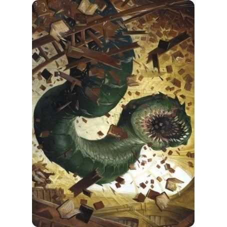 Image for Bookwurm Art Card (14) (ASSTX) - Magic: The Gathering