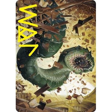 Image for Bookwurm Art Card (Gold-Stamped Signature) (14) (ASSTX) - Magic: The Gathering