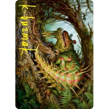 Image for Blex, Vexing Pest Art Card (Gold-Stamped Signature) (22) (ASSTX) - Magic: The Gathering