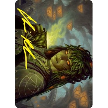 Image for Dina, Soul Steeper Art Card (Gold-Stamped Signature) (23) (ASSTX) - Magic: The Gathering