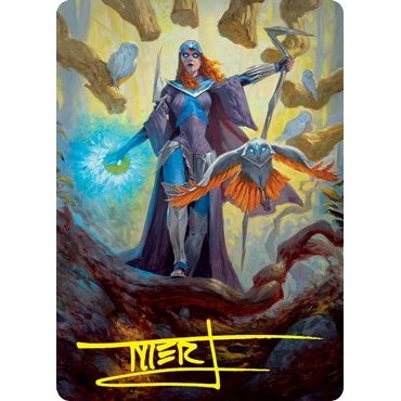 Image for Kasmina, Enigma Sage Art Card (Gold-Stamped Signature) (29) (ASSTX) - Magic: The Gathering