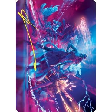 Image for Prismari Command Art Card (Gold-Stamped Signature) (35) (ASSTX) - Magic: The Gathering
