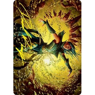 Image for Dragonsguard Elite Art Card (16/81) (Gold-Stamped Signature) (16) (ASSTX) - Magic: The Gathering