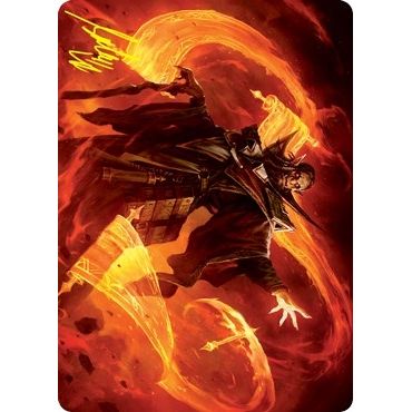 Image for Plargg, Dean of Chaos Art Card (Gold-Stamped Signature) (53) (ASSTX) - Magic: The Gathering