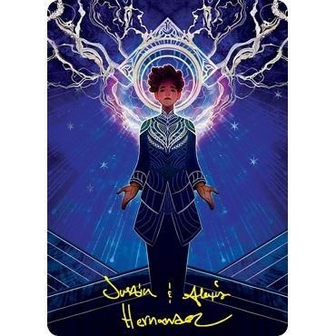 Image for Brainstorm Art Card (Gold-Stamped Signature) (65) (ASSTX) - Magic: The Gathering