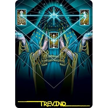 Image for Strategic Planning Art Card (Gold-Stamped Signature) (68) (ASSTX) - Magic: The Gathering