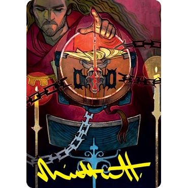 Image for Sign in Blood Art Card (Gold-Stamped Signature) (72) (ASSTX) - Magic: The Gathering