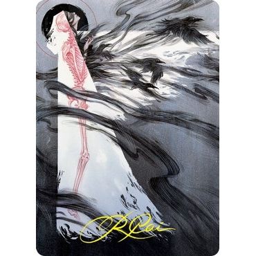 Image for Tendrils of Agony Art Card (Gold-Stamped Signature) (73) (ASSTX) - Magic: The Gathering