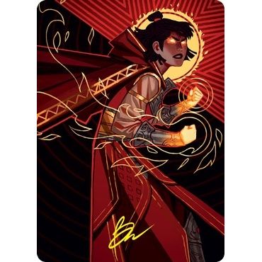 Image for Infuriate Art Card (Gold-Stamped Signature) (75) (ASSTX) - Magic: The Gathering