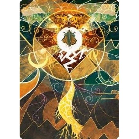 Image for Lightning Bolt Art Card (76) (ASSTX) - Magic: The Gathering