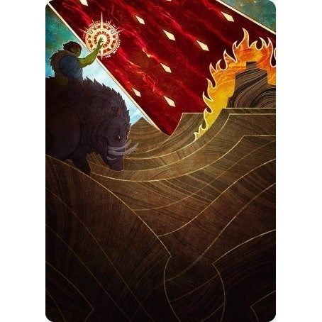 Image for Stone Rain Art Card (77) (ASSTX) - Magic: The Gathering