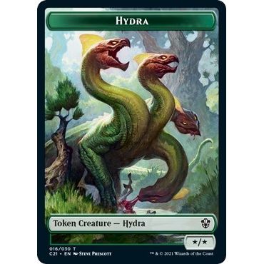 Image for Hydra // Boar Double-Sided Token (16 // 12) (C21) - Magic: The Gathering