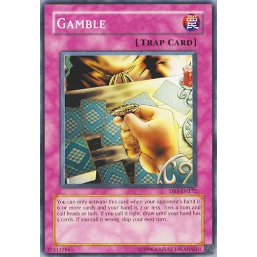 Image for Gamble (DB1-EN172) (DB1) - YuGiOh